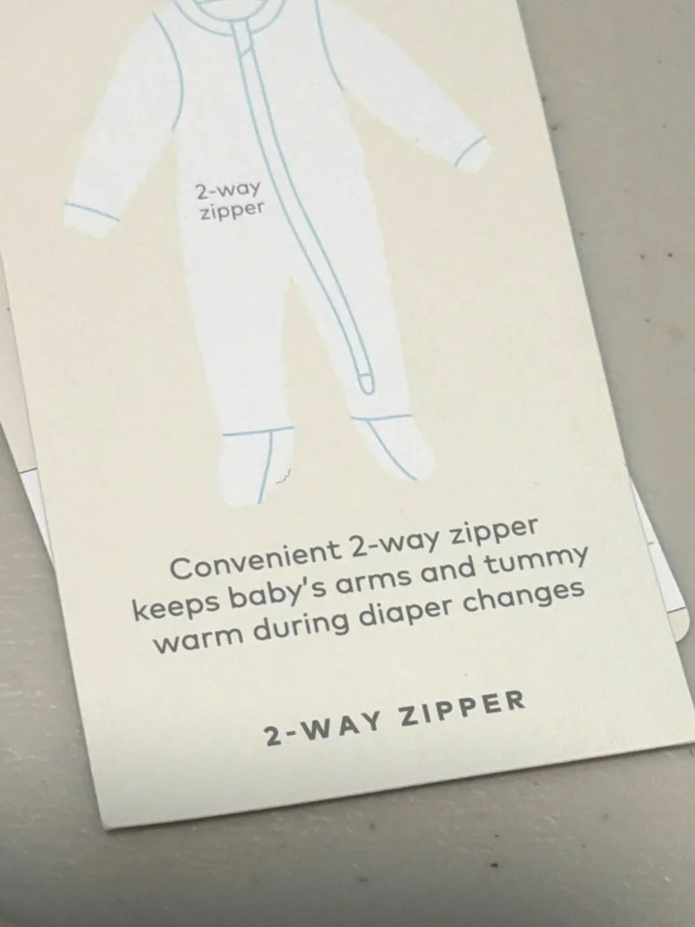 Cloud Island 3 Pack Sleeper One Piece 0-3M 2-Way Zippers New